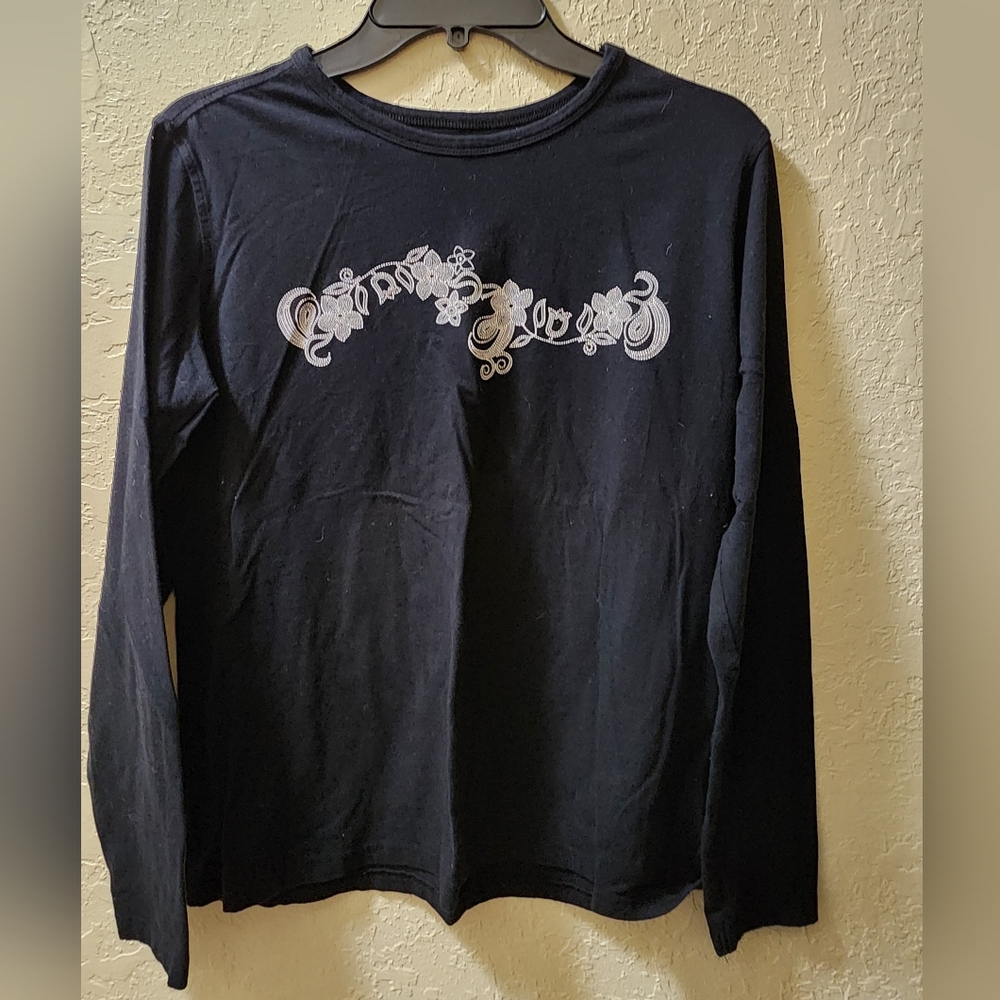Coolibar Black UPF 50+ Tee